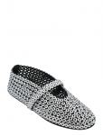 Alaia - Glass-Embellished Suede Ballet Flats - Baleriinad - 38
