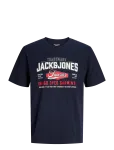 Jack & Jones - Jjelogo Tee Ss O-Neck 2 Col Aw26 Sn - L&uuml;hikeste varrukatega - XS