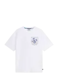 Scotch & Soda - Front And Back Artwork Relaxed-Fit T-Shirt - L&uuml;hikeste varrukatega - L