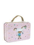Barbo Toys - Pippi - Small Tin Suitcase - Pink - Travel - ONE SIZE