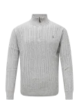 Polo Ralph Lauren - Cable-Knit Cotton Mockneck Sweater - Poolpika lukuga džemprid - XXL