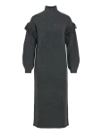 Vila - Viadeli Highneck L/S Detail Knit Dress - P&otilde;lveni ja midi - M
