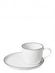 Broste Copenhagen - Kop M/Underkop 'Salt' L - Espressotassid - 15 CL