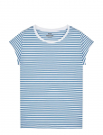 Mads N&oslash;rgaard - Fine Jersey Stripe Teasy Tee Fav - L&uuml;hikeste varrukatega - M