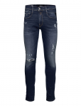 Replay - Anbass Slim Hyperflex Re-Used Xlite Sustainable Denim Trousers Dark Blue - Kehasse hoidvad - 30 x 32