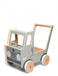 Smallstuff - Truck Walker, Grey, Wooden - Push Toys - 44X 50X 31CM