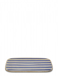 Lyngby Porcel&aelig;n - Dan-Ild Serveringsfad 27X27 Stribe - Kandikud - ONE SIZE
