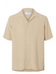 Selected - Slhrelax-Sal Shirt Ss Resort - L&uuml;hikeste varrukatega - M