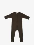 Smallstuff - Night Suit, Brown Drop Needle, Merino Wool - Pidžaama kombinesoonid - 62