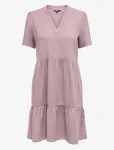 ONLY - Onltiri-Caro S/S V-Neck Lin Dress Cc Pnt - L&uuml;hikesed kleidid - XS