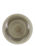 House Doctor - Dinner Plate, Hdpleat, Grey, Brown - Praetaldrikud - &Oslash; 27 CM