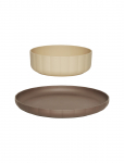 OYOY MINI - Pullo Plate & Bowl - Set Of 2 - Taldrikud - &Oslash; 20 CM x 20
