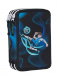 Beckmann Norway - Three Section Pencil Case W/Content, Magic League - Pinalid - ONE SIZE
