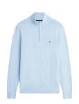 Tommy Hilfiger - Essential Cotton Zip Mock - Poolpika lukuga džemprid - XXL