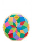 Fisher-Price - Wooden Mandala Geometric Puzzle For Toddlers & Kids, 40 Wood Pieces - Hariduslikud m&otilde;istatused - ONE SIZE