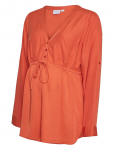 Mamalicious - Mlalicia Lia L/S Wo Top 2F A. - Pikkade varrukatega - S