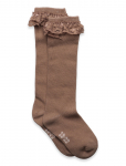 Minymo - Knee Sock W. Lace - Sokid - 31\34