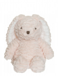 Teddykompaniet - Teddy Heaters, Rabbit With Wavy Fur, Pink - Pehmed loomad - 35 CM