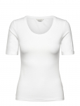 GANT - Slim Cot/Ela Ss Scoop Neck Top - L&uuml;hikeste varrukatega - XL