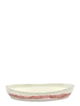 Serax - Serving Bowl M White Stripes Red Feast - Serveerimiskausid - M