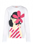 Boboli - Knit T-Shirt Flame - Pikkade varrukatega T-s&auml;rgid - 116