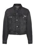 Calvin Klein Jeans - 90S Trucker Black Fog - L&uuml;hikesed teksap&uuml;ksid - S