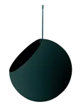 AYTM - Globe Hanging Flowerpot - Lillepotid - 21X32CM
