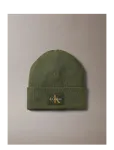 Calvin Klein - Monologo Patch Beanie - Kootud m&uuml;tsid - ONE SIZE