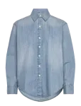 Calvin Klein Jeans - Oversized Shirt Brighton Blue - Pikkade varrukatega - XS