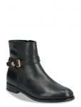 Lauren Ralph Lauren - Brooke Ii Burnished Leather Bootie - Madala kontsaga poolsaapad - 41