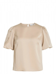 Vila - Viellette 2/4 Satin Puff Top - Noos - L&uuml;hikeste varrukatega - 44