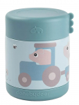 Done By Deer - Insulated Food Jar Tiny Farm Blue 300 Ml - Toidukarbid - &Oslash;9X H 11CM.300ML