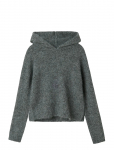 LMTD - Nlfnulo Ls Short Knit W. Hood - Pulloverid - 134-140