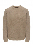 ONLY & SONS - Onsdale Life Rlx Ls Raglan Knit - &Uuml;mara kaelusega - XXL