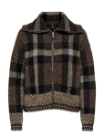 ONLY - Onlmaroon Ls Zip Collar Cardigan Knt - Kardiganid - S