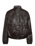 Vero Moda - Vmpolly High Neck Jacket Coated Exp - Nahk - XL