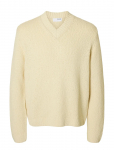 Selected - Slhangus Ls Knit Relaxed V-Neck - V-kaelusega - S