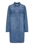 ONLY - Onllisa L/S Dnm Dress Gua - L&uuml;hikesed kleidid - XS
