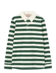 THE ANIMALS OBSERVATORY - Stripes Freen Eel Polo Shirt - Pikkade varrukatega polos&auml;rgid - 4 Y