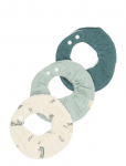 Fabelab - Ruffle Bib 3-Pack - Under The Sea - Varrukateta pudip&otilde;lled - ONE SIZE