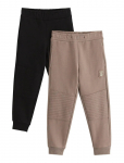 Lindex - 2-Pack Joggers With Reinforced Knees - Dressip&uuml;ksid - 134