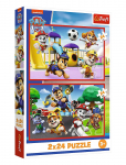 Trefl - Pappussel Trefl 2X24 Bitar Paw Patrol - Klassikalised m&otilde;istatused - ONE SIZE