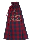Lexington Home - Org Cotton Flannel Christmas Gift Sack - J&otilde;ulutarvikud - ONE SIZE