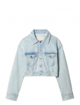 Calvin Klein Jeans - Denim Cropped Trucker Bleached B - L&uuml;hikesed teksap&uuml;ksid - L