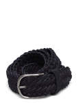Anderson's - Suede Woven Belt Dark Brown - 3,5 - Punutud v&ouml;&ouml;d - 85