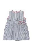 Boboli - Poplin Dress Striped For Baby -Bci - Varrukateta vabaajakleidid - 62