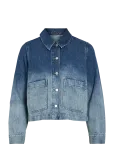 Vila - Vicreek L/S Faded Denim Jacket/Bfs - L&uuml;hikesed teksap&uuml;ksid - 34