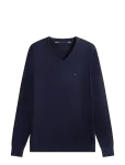 Tommy Hilfiger - Essential Cotton V Neck - V-kaelusega - S