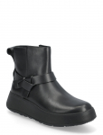 FitFlop - F-Mode Folded-Knot Leather Flatform Chelsea Boots - Madala kontsaga poolsaapad - 39