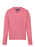 Ralph Lauren Kids - Cable-Knit Cotton V-Neck Sweater - Pulloverid - 154-158